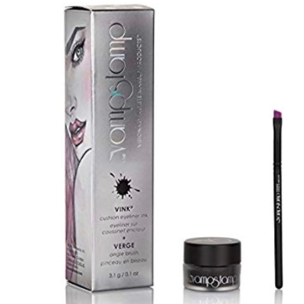 VampStamp Eyeliner Ink and Angle Brush Duo. Nib